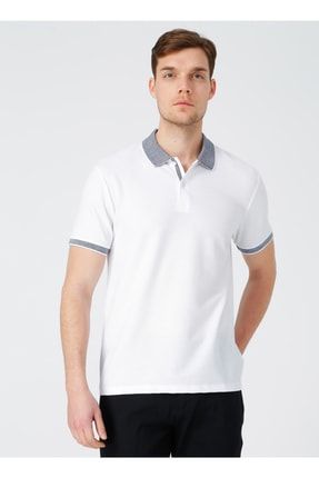 Beyaz Polo Yaka T-Shirt 5002658637