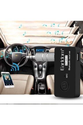 Araç Kablosuz Stereo Ses Alıcı Verici Adaptörü Bluetooth 4.1 A2dp 3.5mm R1321E