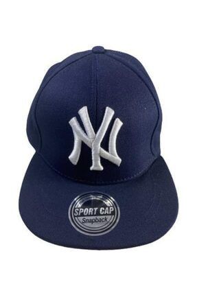 Unisex Lacivert Newyork Yankees Hiphop Şapka lacinycap