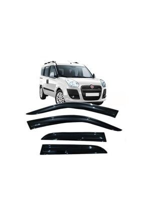 Fiat Doblo 2016 Model Cam Rüzgarlığı 4lü Set Parlak Siyah Kendinden Yapışkanlı 1. Kalite DOBLO216FİAT