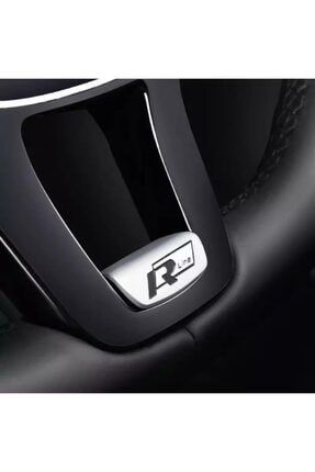 Siyah Metal R Line Volkswagen Golf Passat R-line Direksiyon Logosu rlinesiyahdi