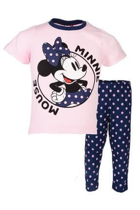Kız Çocuk Pembe Lisanslı Pijama Takımı 7337