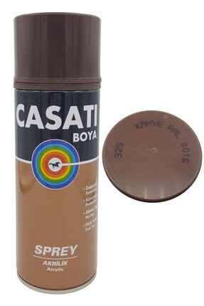 Kahve Akrilik Sprey Boya Ral-8016 400 ml Casati