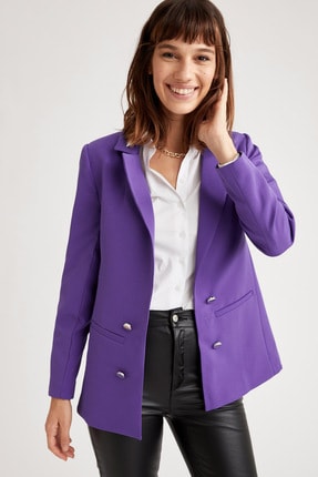 Defacto Dugme Detayli Relax Fit Blazer Ceket Fiyati Yorumlari Trendyol