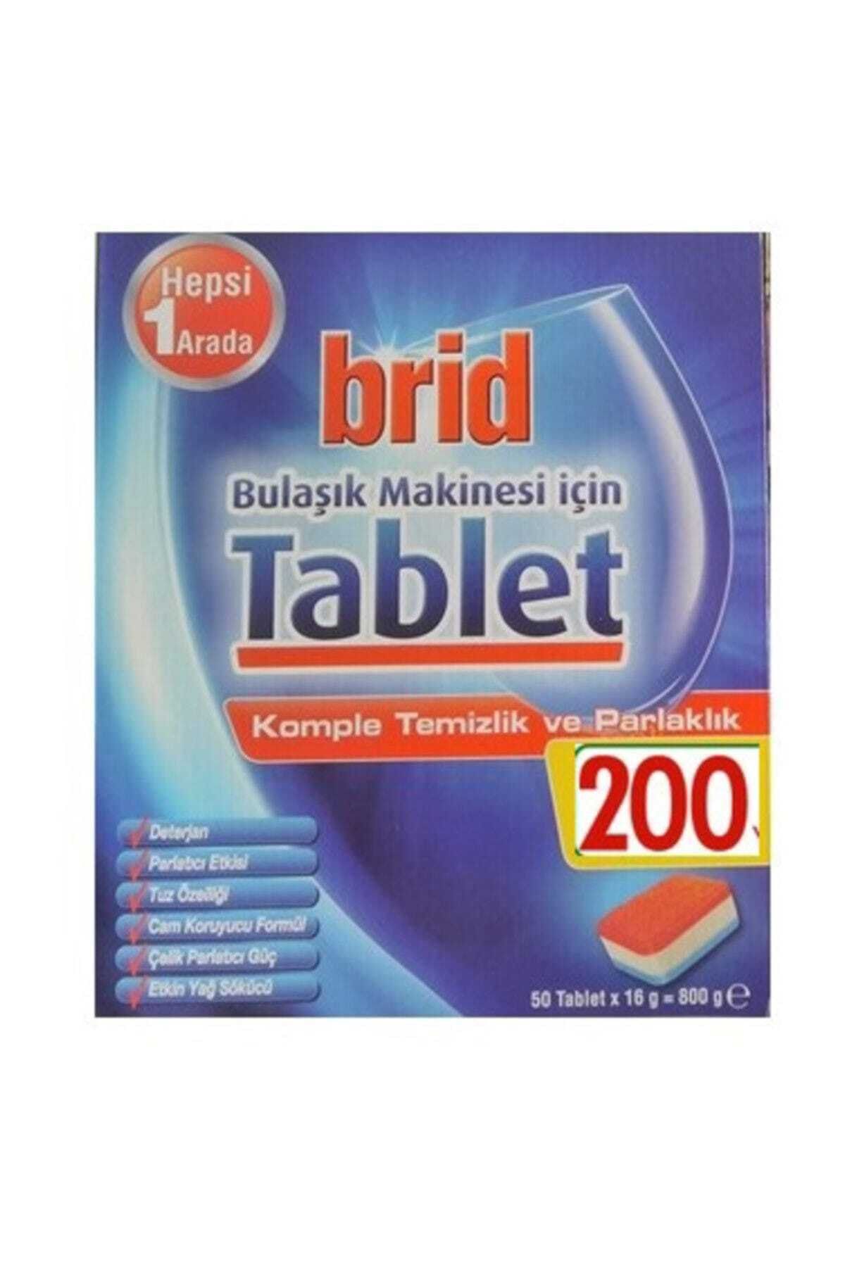 brid bulasik makinesi tableti 200 adet
