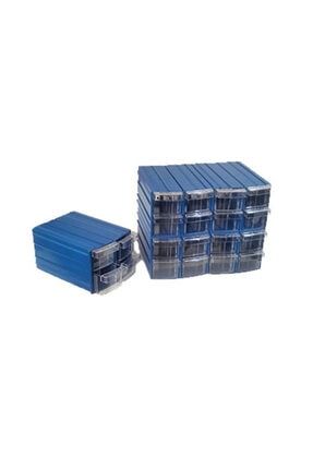 Y114 Plastik Çekmeceli Kutu / Küçük Ebattır (20 Çekmeceli) Y114-20