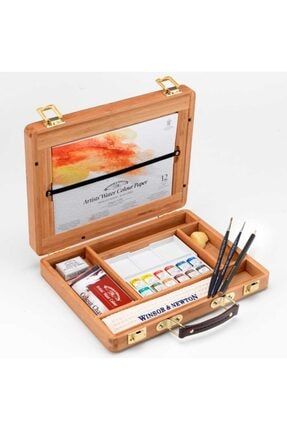 Winsor & Newton : Professional Sulu Boya : Bamboo Box (12 Tablet) GS-FSFS-0190693