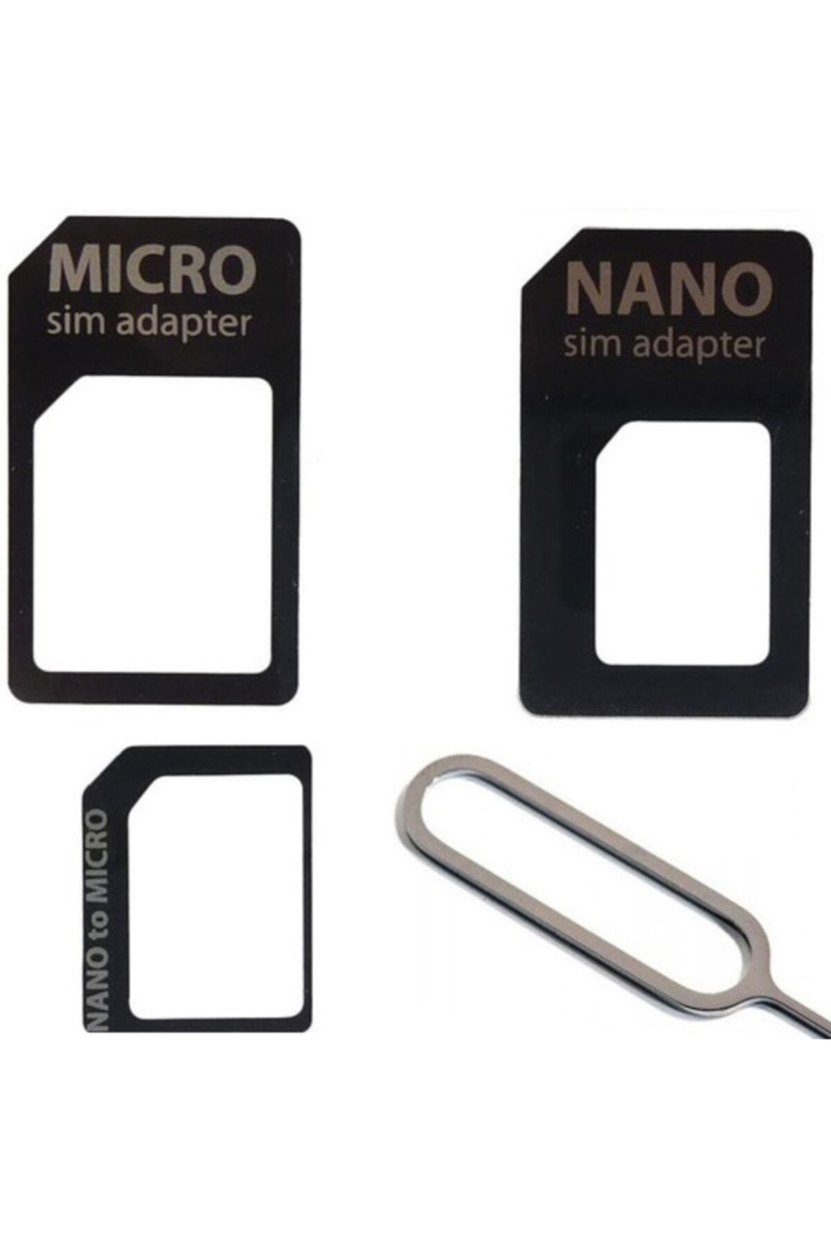 mikro nano sim kart donusturucu ve sim cikarma aparati