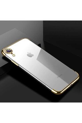 Apple Iphone Xr 6.1 Kılıf Dört Köşeli Lazer Silikon Kapak Apple iPhone XR Kılıf-05482