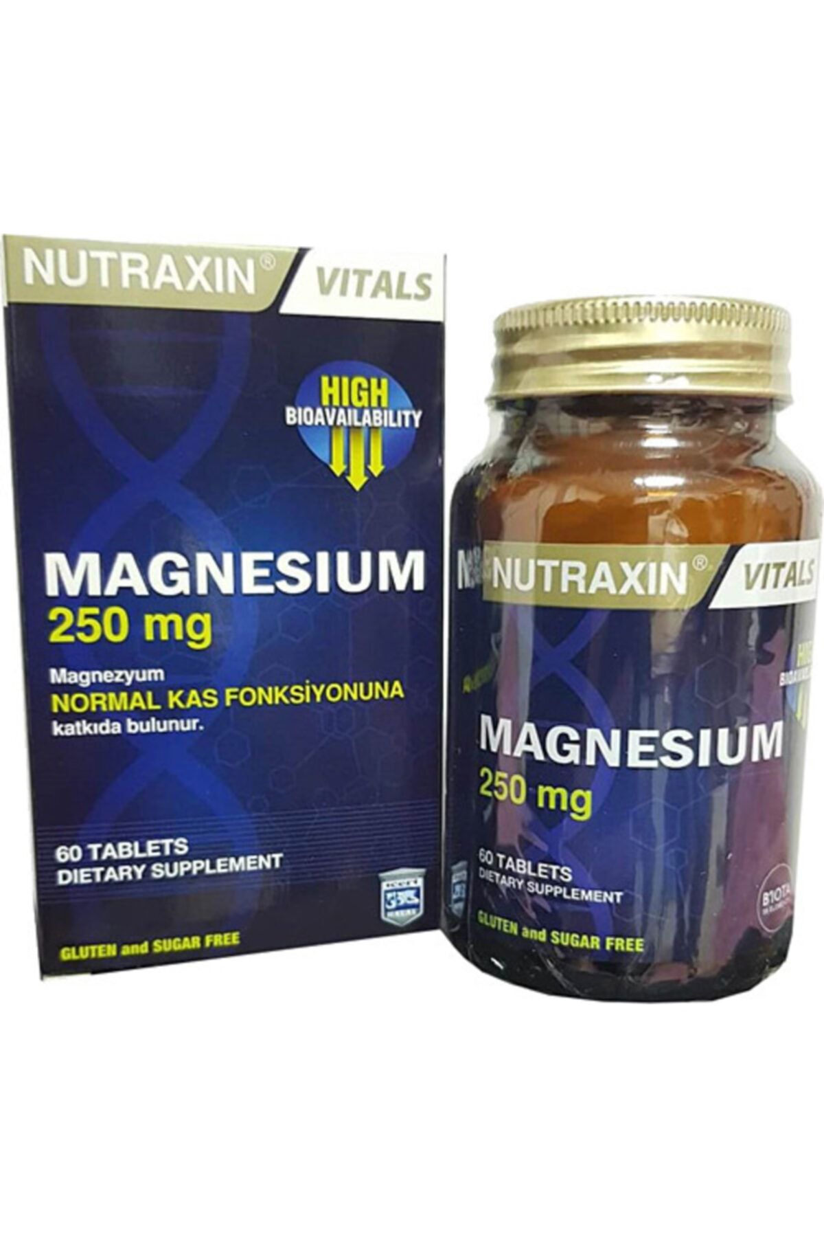 Nutraxin Magnesium 250 Mg 60 Tablet - Fiyatı, Yorumları