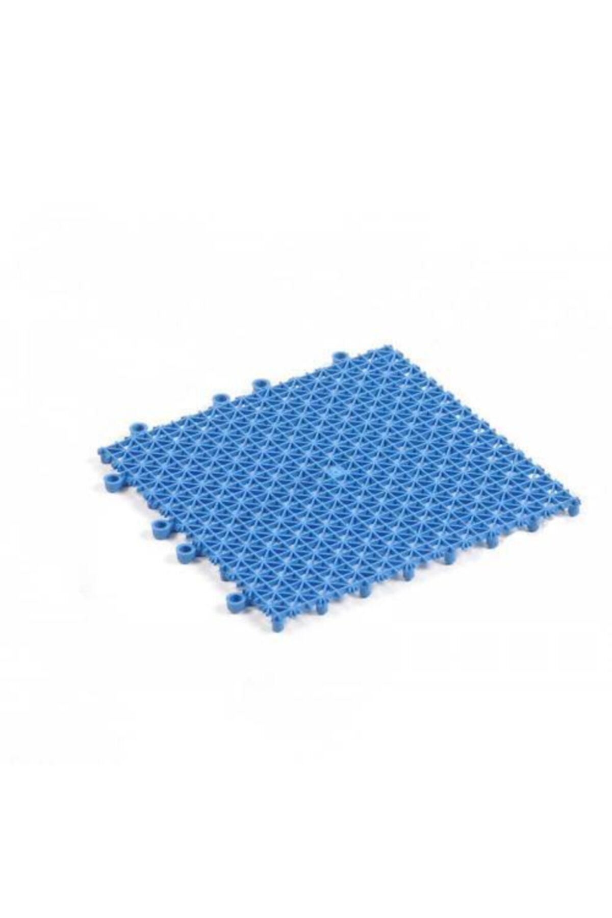 BİRTIKLASİZDE Mavi Plastik Kırılmaz Yer Karosu Zemin Kaplaması 1m2 ( 16 Adet ) 25 X 25 Cm mavikaro