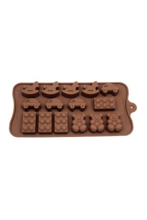 Lego Oyuncak Silikon Çikolata Kalıbı 10089