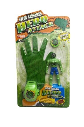Hero Attack Süper Kahraman Yeşil Eldiven hero