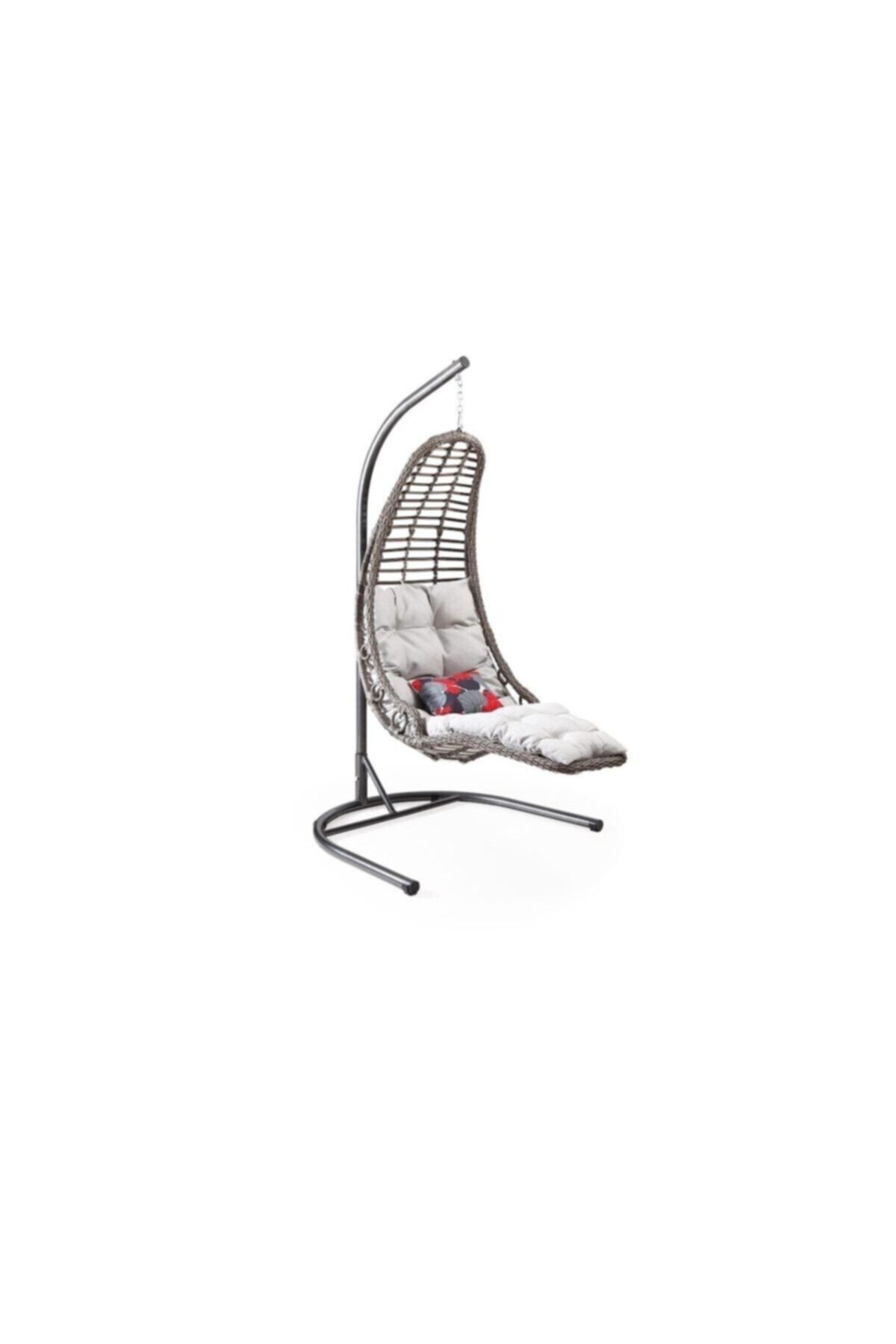 Capri Swing Tek Kişilik Salıncak Bahçe Balkon Salıncağı Rattan Bodrum