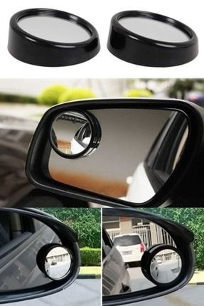 Tüm Araçlara Uygun Kör Nokta Ayna Seti 1 Çift Yuvarlak Ayarlanabilir Dikiz Aynası Kolay Park Etme cm68c