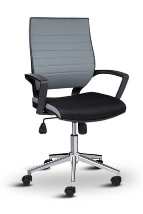 55500 Metal Ayaklı Çalışma Koltuğu Ofis Sandalyesi Bilgisayar Koltuğu ASB55100RGKR1
