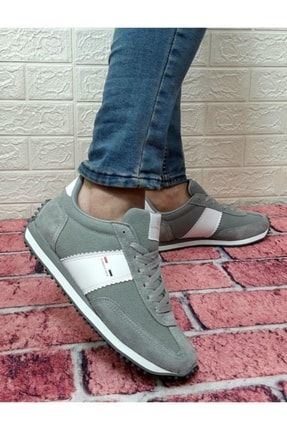 Pontos Erkek Gri Sneaker Ayakkabı 101 22516-m PONTOS GRİ-BEYAZ
