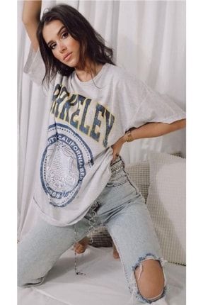 Kadın Gri Berkeley T-shirt 00020