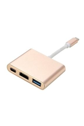 Usb 3.1 Type-c To Hdmı Multiport Convertor Adaptör Kablo 3 In 1 1238237494