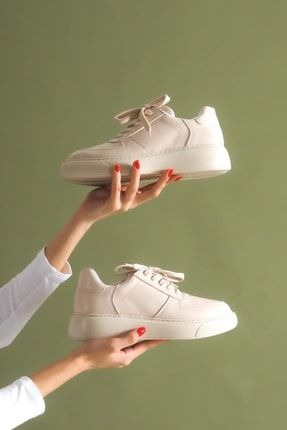 Kadın Nut Bağcıklı Sneaker Günlük Spor Ayakkabı Fdn-01 150782BAS0200
