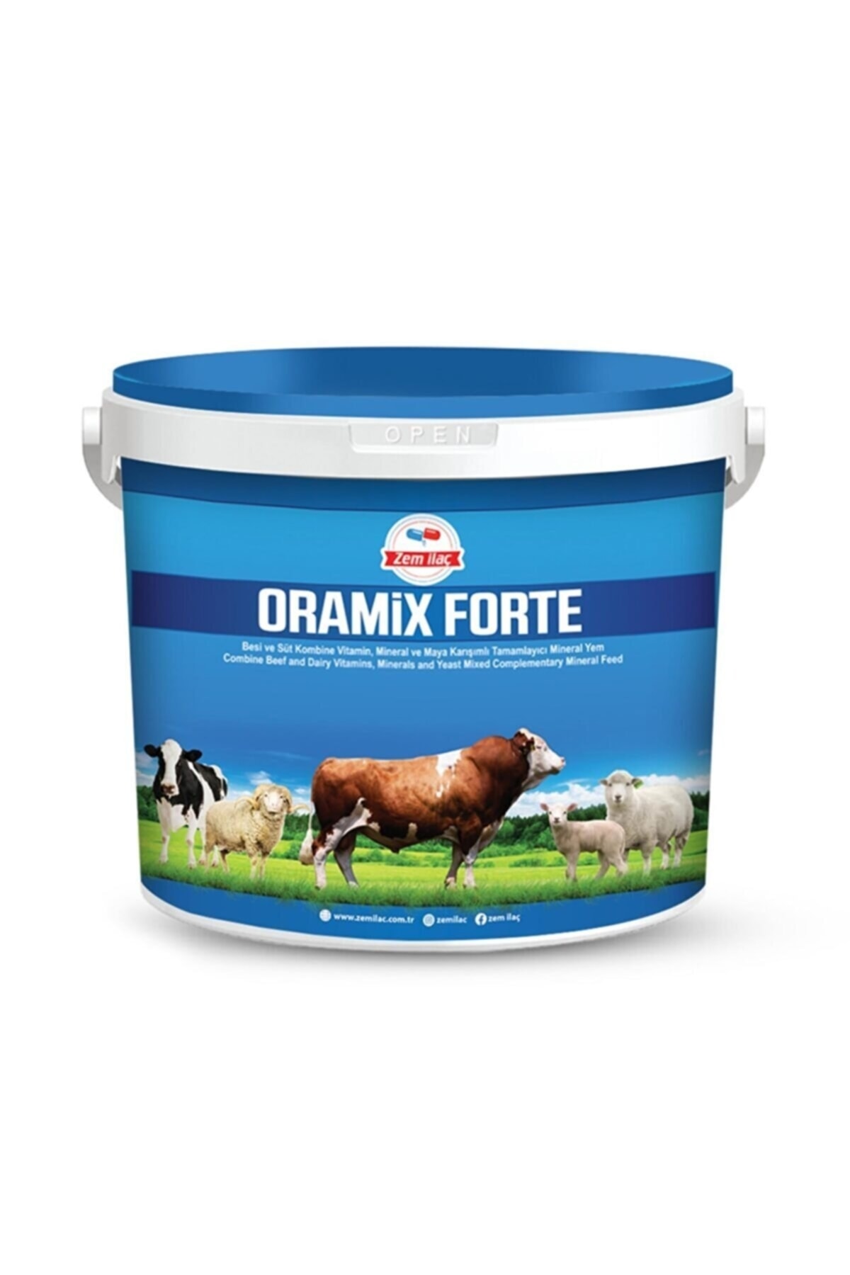 Genel Markalar Zem Oramix Forte Vitamin Katkılı Toksin Bağlayıcı Yem Katkısı 20 kg