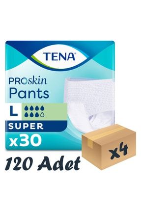 Proskin Pants Super Emici Külot, Büyük Boy (l), 7 Damla, 30'lu 4 Paket 120 Adet BSLTNA0004332