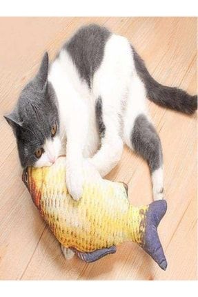 Kedi Oyuncağı Hareketli Şarjlı Peluş Balık P16792S3919