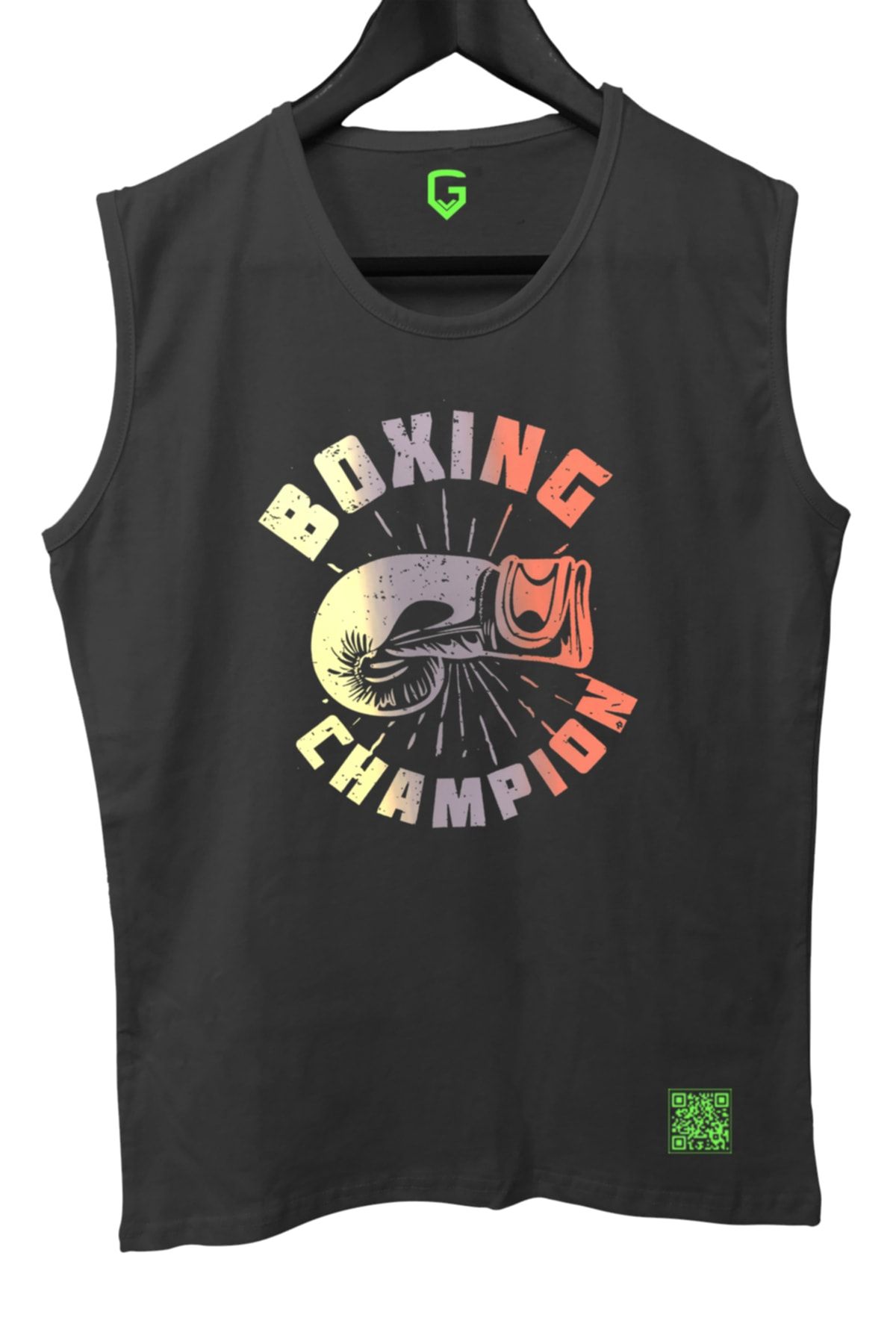 TOP GLORY Αμάνικο Αθλητικό Μπλουζάκι Boxinchampx Tank Top für Adult Unisex - M