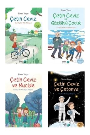 Çetin Ceviz 4 Kitap Set Mucide Gözlüklü Çocuk Çetonya Sinan Yaşar Balmirafçc4