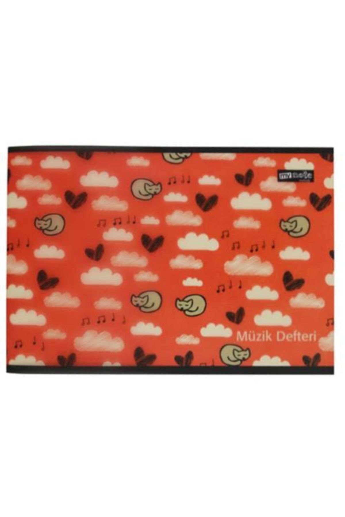 Umur-Mynote A5 Music Notebook Self Covered Patterned 1
