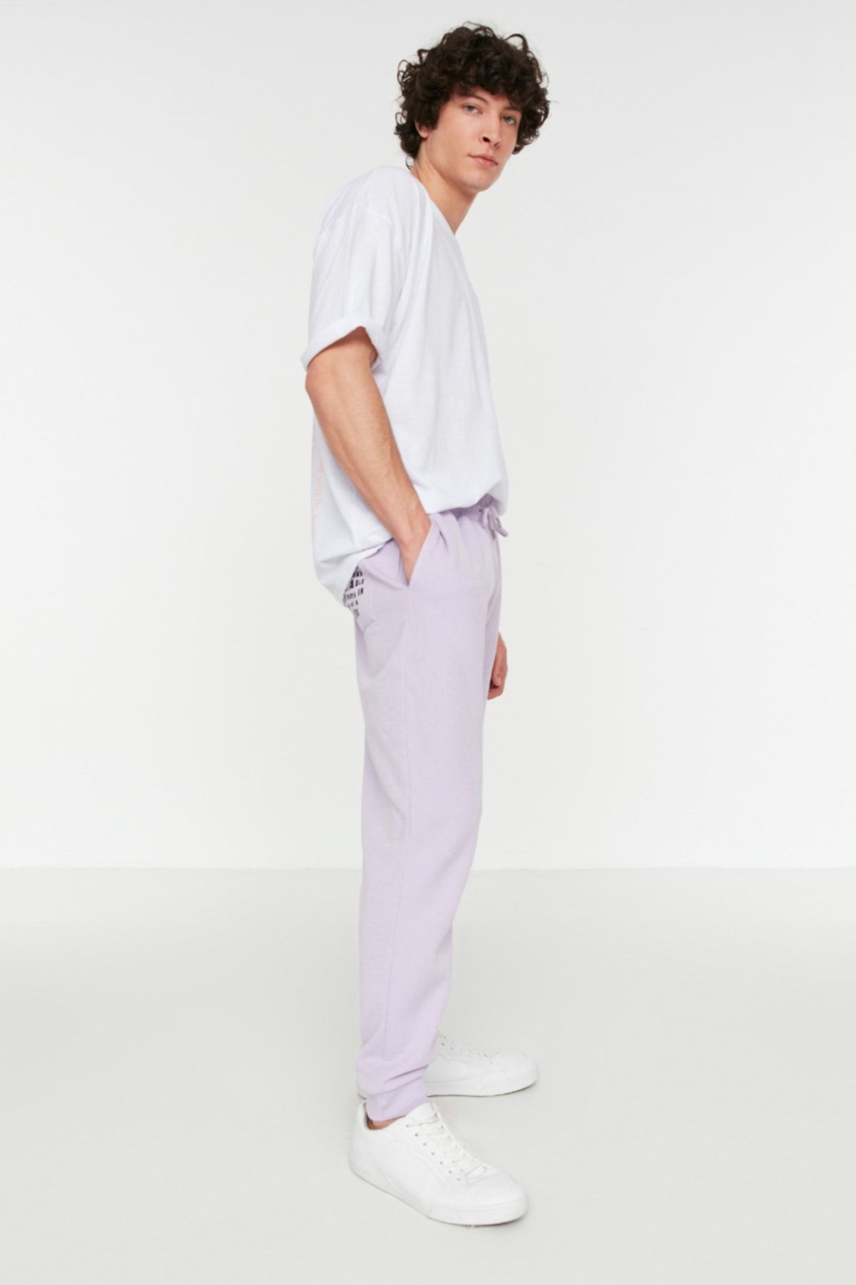 Trendyol Collection Jogginghose Lila Jogger Fast ausverkauft FN9190
