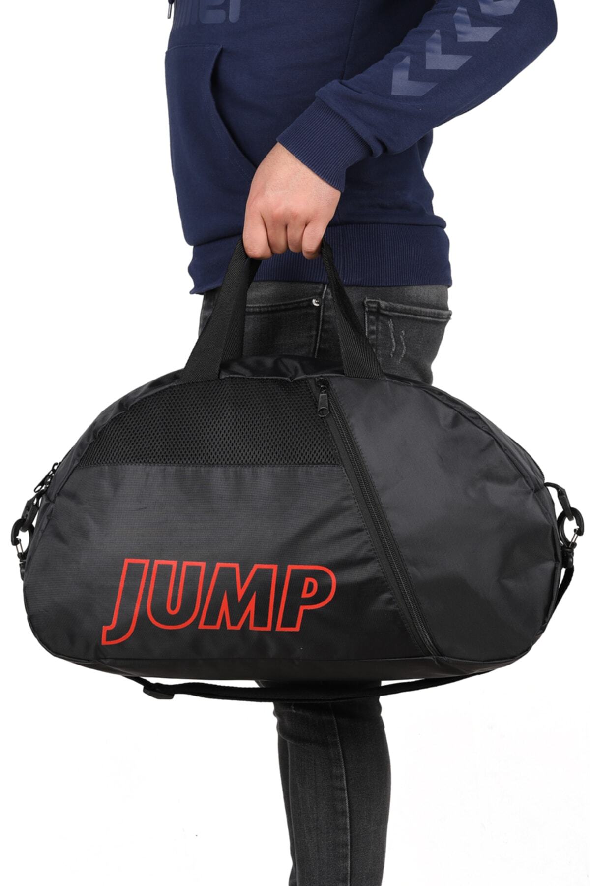 Jump Unisex Siyah Çanta J görsel 3
