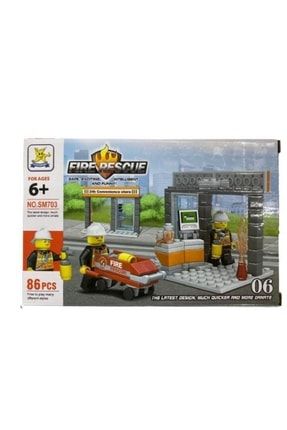 Kutulu Itfaiye Parçalı Lego Set 3234567893011