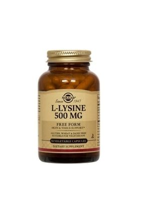 L-lysine 500mg Free Form 50 Kapsül 33984016800