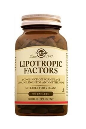 Lipotropic Factors 100 Tablet 86996594954621
