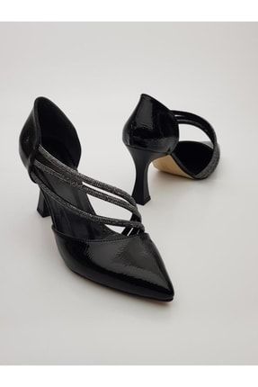 Kadın Taşlı Abiye Topuklu Ayakkabı PTN.PM456.K800/1
