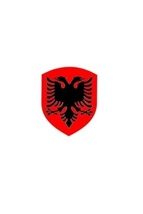 Arnavutluk Bayrağı Arma Sticker - Arnavutluk Bayrağı Arma Çoklu162