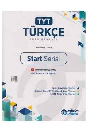 Eğitim Vadisi Tyt Türkçe Start Serisi Soru Bankası KOD002750