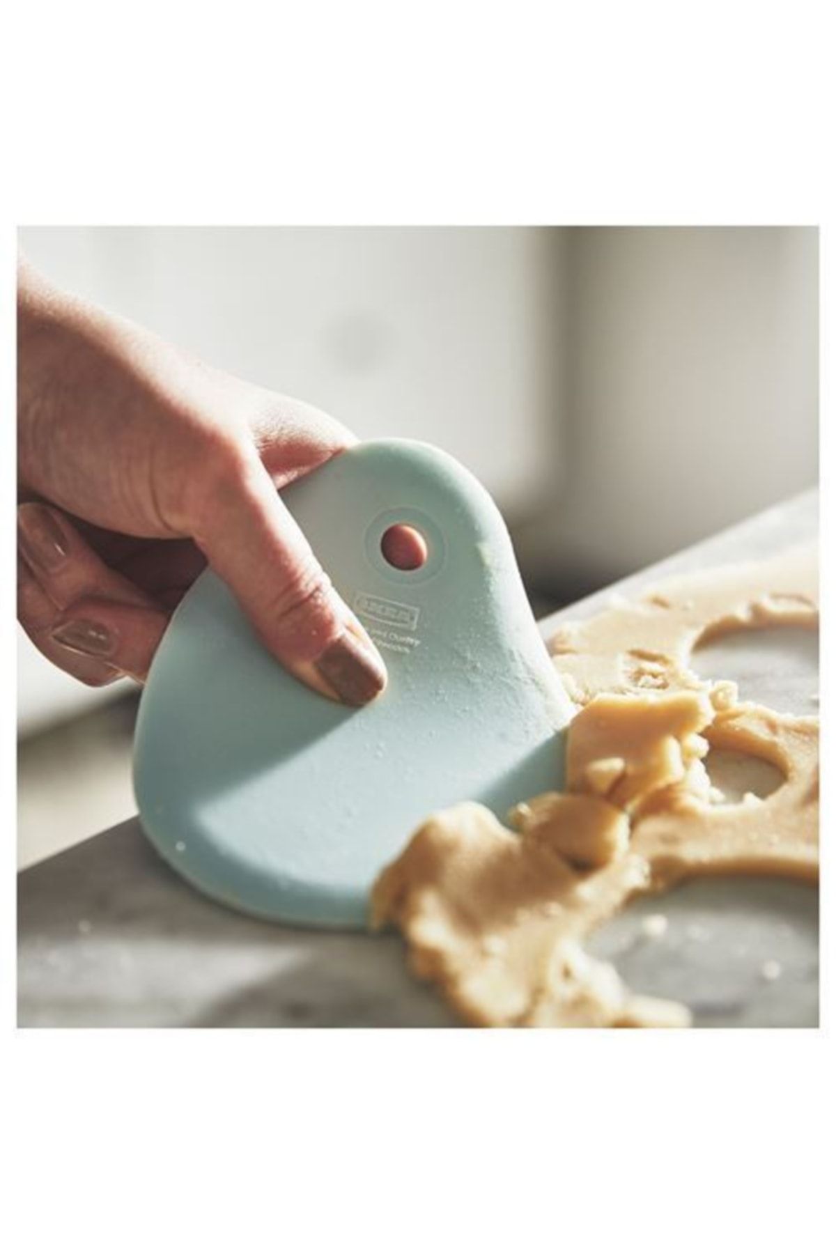 IKEA-Light Blue Dough Pie Cream Scraper Scraper 5