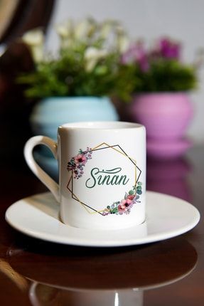 Karaca Yazılı Isimli Kahve Fincanı - Baskılı Fincan FB508