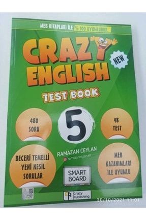 5. Sınıf Crazy English Test Book Kitap