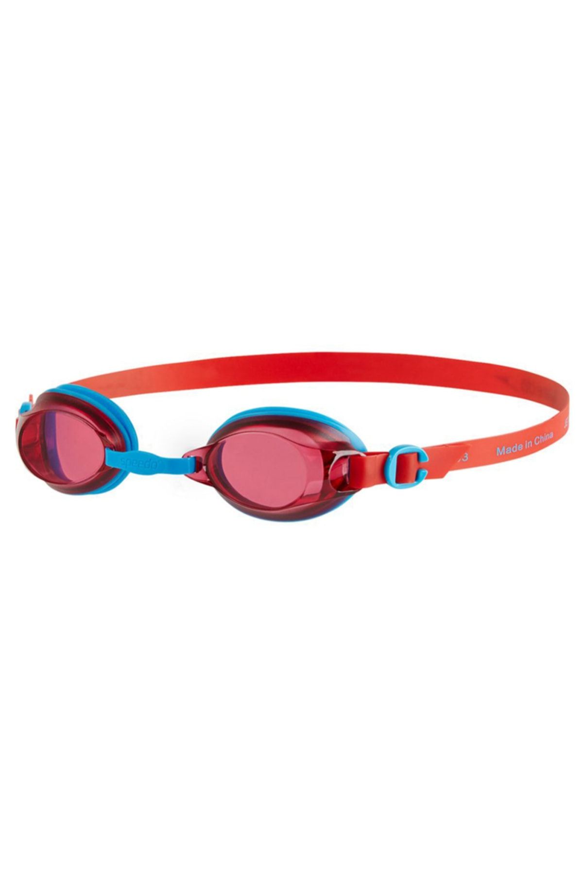 SPEEDO عینک شنای جت کیدز کلارت قرمز آبی
