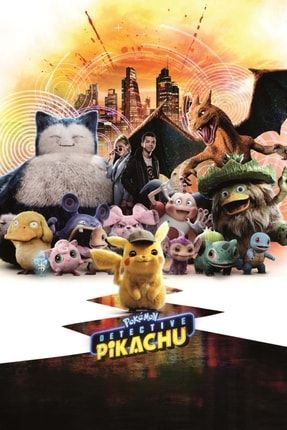 Pokemon Detective Pikachu (2019) 50 Cm X 70 Cm Afiş – Poster Crewforde TRNDYLPOSTER23915