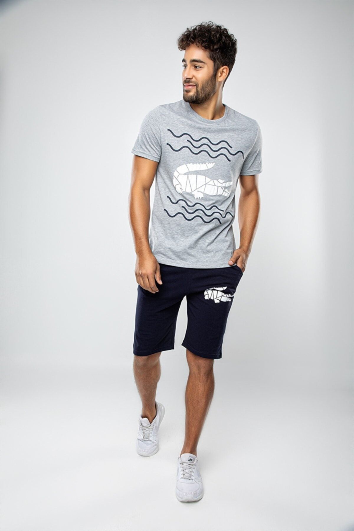 Tracksuit short set men's best sale