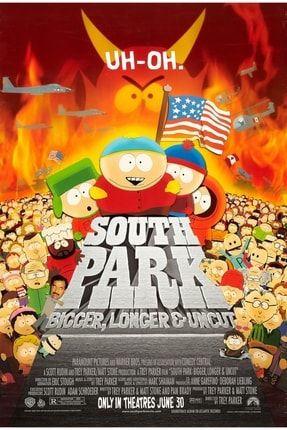 South Park Bigger, Longer, & Uncut (1999) 50 Cm X 70 Cm Afiş – Poster Zungrarat TRNDYLPOSTER25438