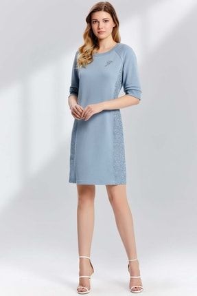 22322 Mavi Elbise 22322-DRESS