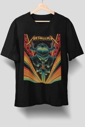 rock poster Metallica dizayn tasarım baskılı tişört PLBM005S