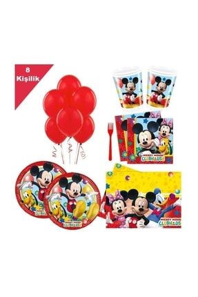 8 Kişi Mickey Mouse 6 Parça Doğum Günü Parti Seti Miki Paketi PS12348529PD