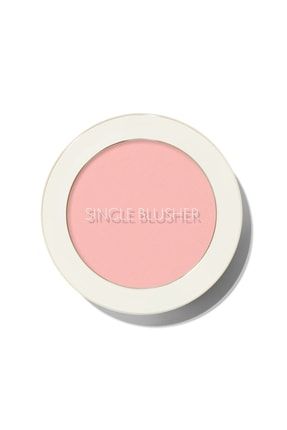 Sebum Kontrolü Sağlayan Tekli Toz Allık - Saemmul Single Blusher - Yogurt Pink SSB