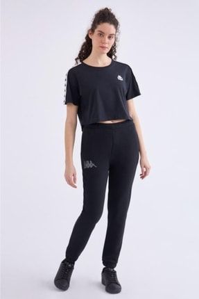 Oversize Fit T-shirt Crop 371E88W-Siyah